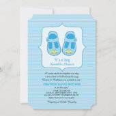 Het is een Boy Sprinkle Baby shower Kaart (Voorkant)