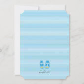 Het is een Boy Sprinkle Baby shower Kaart (Achterkant)