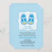 Het is een Boy Sprinkle Baby shower Kaart (Voorkant / Achterkant)