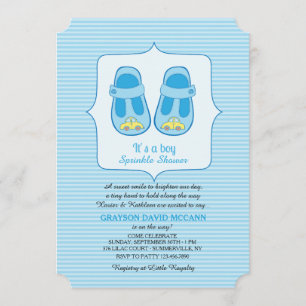 Het is een Boy Sprinkle Baby shower Kaart