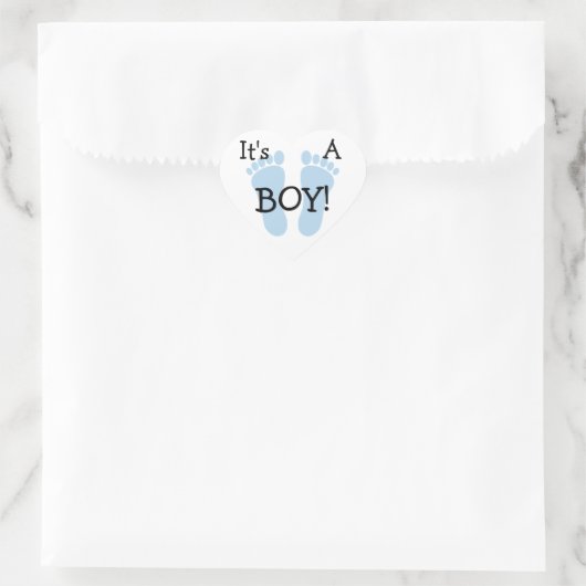 Het is een Boy Sticker (Tas)