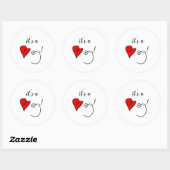 Het is een Boy Sticker (Vel)