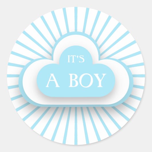 Het is een Boy Sticker (Voorkant)