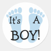 Het is een Boy Sticker (Voorkant)