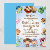 Het is een Boy Story Baby shower Uitnodiging (Voorkant / Achterkant)