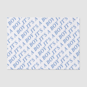 HET IS EEN BOY-tissuepapier (blauw) Tissuepapier