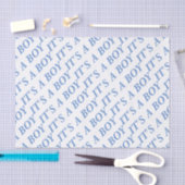 HET IS EEN BOY-tissuepapier (blauw) Tissuepapier (Craft)