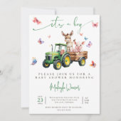 Het is een Boy Tractor Editable Boerderij Ranch Ba Kaart (Voorkant)