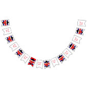 Het is een Boy Union Jack Theme Baby shower Vlaggetjes (Alle)