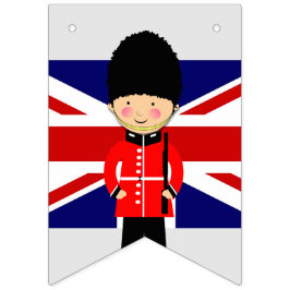 Het is een Boy Union Jack Theme Baby shower Vlaggetjes