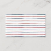 Het is een Boy Waterverf Nautical Diaper Raffle Informatiekaartje (Achterkant)