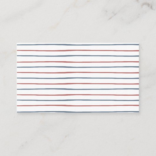 Het is een Boy Waterverf Nautical Diaper Raffle Informatiekaartje (Achterkant)