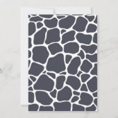 Het is een Boy Wild Safari Animals Baby shower Kaart (Achterkant)