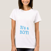 Het is een BOY. Zwangerschap. T-shirt (Voorkant)