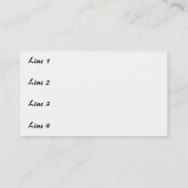 HET IS EEN BREEZE: LAUNDRY VISITEKAARTJE (Achterkant)