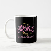 Het is een Brenda-ding Roze Goud Vrouwen Cadeau