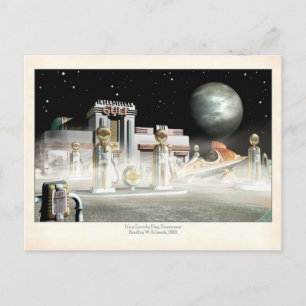 Het is een Briefkaart van de dag van morgen