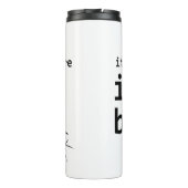 Het is een Bug Thermosbeker (Achterkant)