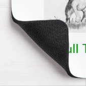 Het is een bull Terrier Ding. Muismat (Hoek)