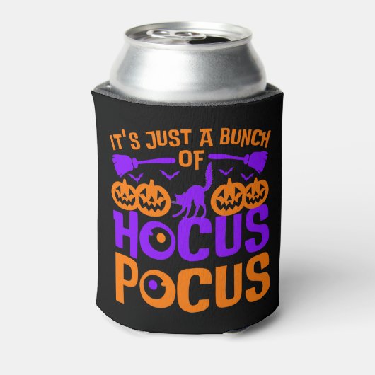 Het is een bundel Hocus Pocus Halloween Blikjeskoeler (Blikje Achterkant)