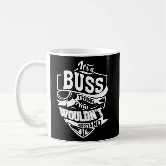 Het is een BUSS ding Koffiemok (Links)