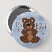 Het is een Button. Ronde Button 4,0 Cm (Voorkant /achterkant)