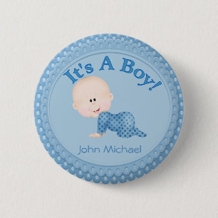 Het is een Button. Ronde Button 5,7 Cm