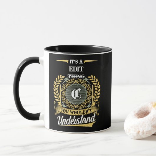 Het is een _C ding dat je niet zou begrijpen Mok (Met donut)