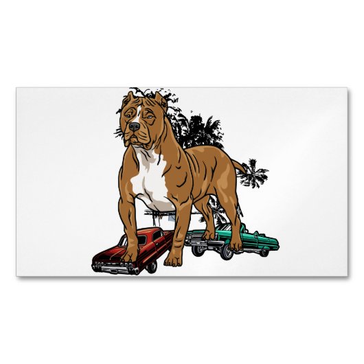 Het is een Cali ding Magnetisch Visitekaartje (Voorkant)