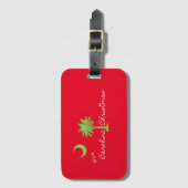 Het is een Carolina Kerstfeest South Carolina Holi Bagagelabel (Voorkant (verticaal))