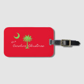 Het is een Carolina Kerstfeest South Carolina Holi Bagagelabel (Voorkant (horizontaal))