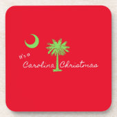 Het is een Carolina Kerstfeest South Carolina Holi Bier Onderzetter (Voorkant)