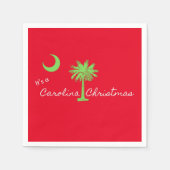 Het is een Carolina Kerstfeest South Carolina Holi Servet (Voorkant)