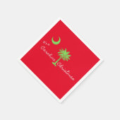 Het is een Carolina Kerstfeest South Carolina Holi Servet (Hoek)