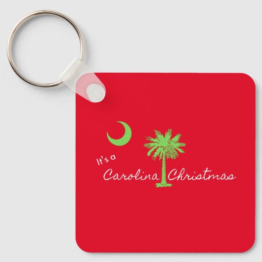 Het is een Carolina Kerstfeest South Carolina Holi Sleutelhanger (Voorkant)