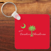 Het is een Carolina Kerstfeest South Carolina Holi Sleutelhanger (Voorkant)