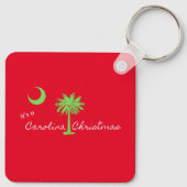 Het is een Carolina Kerstfeest South Carolina Holi Sleutelhanger (Achterkant)