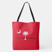 Het is een Carolina Kerstfeest South Carolina Holi Tote Bag (Achterkant)