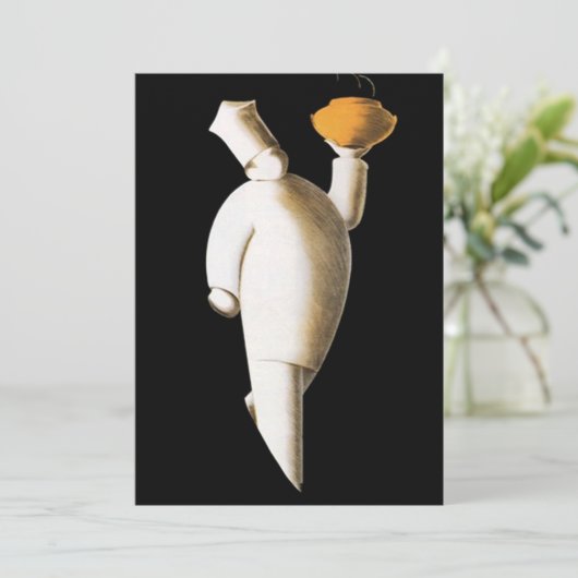 Het is een Catered Affair Chef Party nodigt om het Kaart (Staand voorkant)