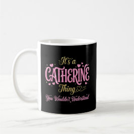 Het is een Catherine-ding Roze Goud Vrouwen Cadeau Koffiemok
