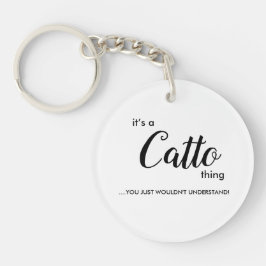 Het is een Catto Thing..... Sleutelhanger