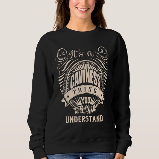 Het is een CAVINESS Ding Trui (Voorkant)