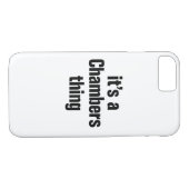 het is een chambers ding Case-Mate iPhone case (Achterkant (Horizontaal))