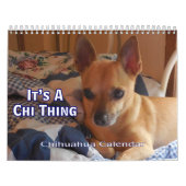 Het is een Chi Thing Chihuahua Calendar Kalender (Hoes)