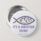 Het Is Een Christelijke Zaak Ronde Button 7,6 Cm (Voorkant /achterkant)