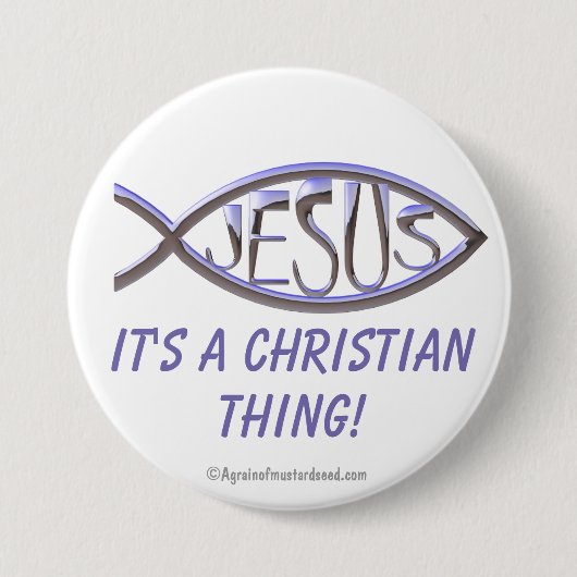 Het Is Een Christelijke Zaak Ronde Button 7,6 Cm (Voorkant)