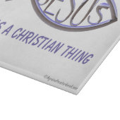 Het is een christelijke zaak snijplank (Hoek)