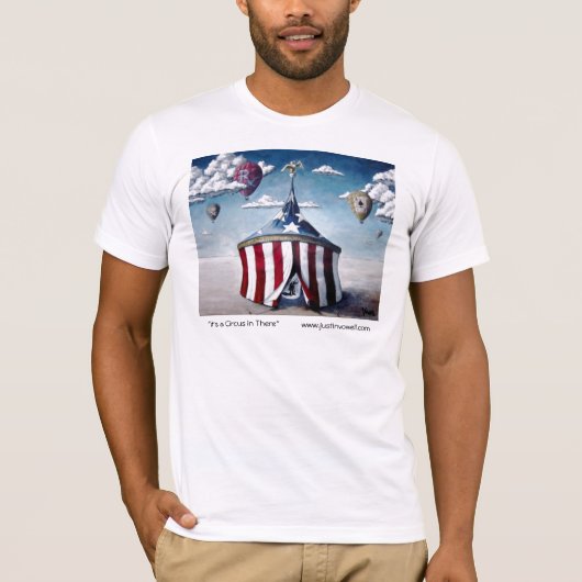 "Het is een Circus in daar" T-shirt (Voorkant)