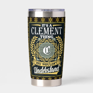 Het Is Een Clement Ding Dat Je Niet Kunt Begrijpen Geïsoleerde Drinkbeker