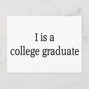 Het is een college afstuderen aankondigingskaart